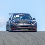 Toni Virtanen juhlisti 50-vuotissyntymäpäiviään päivän etukäteen nappaamalla TCR-luokan voiton lauantaina. Kuva: Pertti Kangasniemi / AKK.