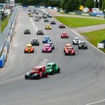 Henri Tuomaala johti Legendsien joukon ruutulipulle kauden viimeisessä lähdössä kuitaten SM-kultaa. Kuva: Juho Koski